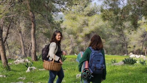 סדנאות מקלחת יער ושיעורי יוגה עם אלה פרסבורגר